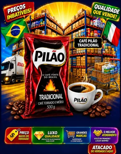 Café pilão - Ponta entrega? CAFÉ 500G - FARDO FECHADO ?