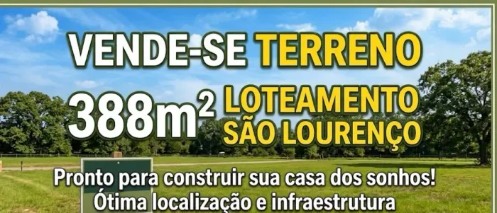 Terreno loteamento São Lourenço Itaiopolis