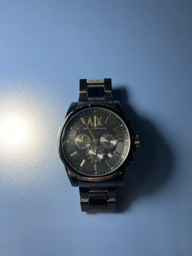 Relógio Armani Exchange Cronógrafo Masculino em aço preto AX2094