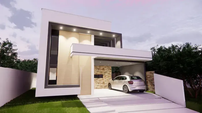 Casa Modular na Planta: 86m² em Igaratá, Pertinho de Jacareí