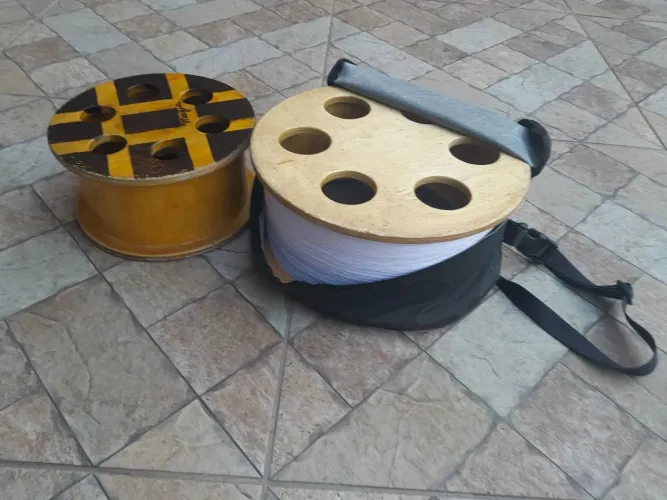 Carretilha de pipa com li há Vera Cruz 3 mil jardas