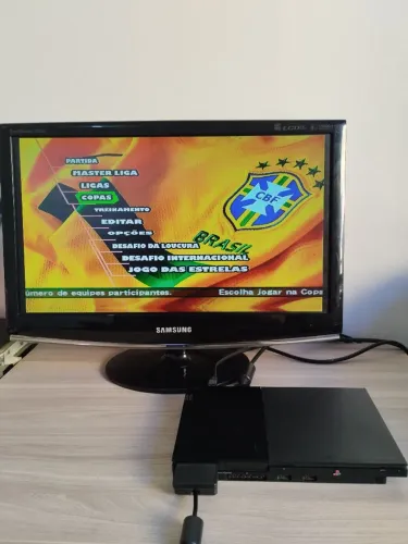PlayStation 2 PS2 Completo Com Jogos