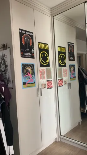 Quarto completo com cama viuvo em MDF de alta qualidade