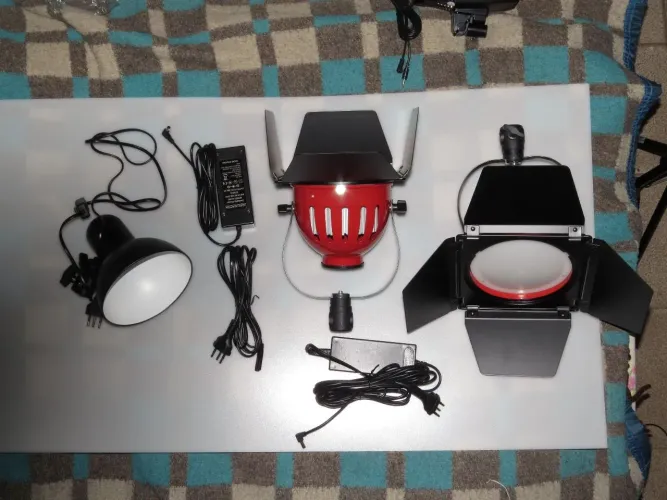 Equipamentos para estúdio fotográfico