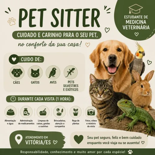 ? PET SITTER EM VITÓRIA/ES ?
