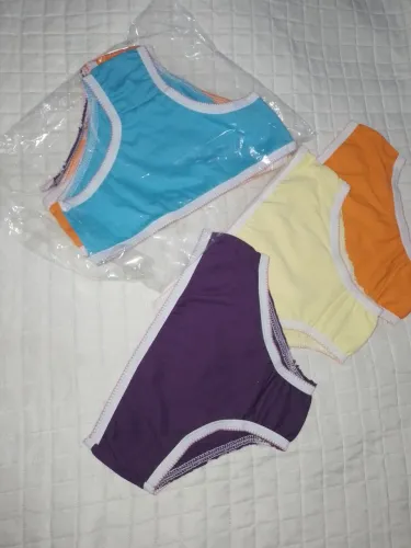 Kit 3 calcinhas infantis de ótima qualidade.?