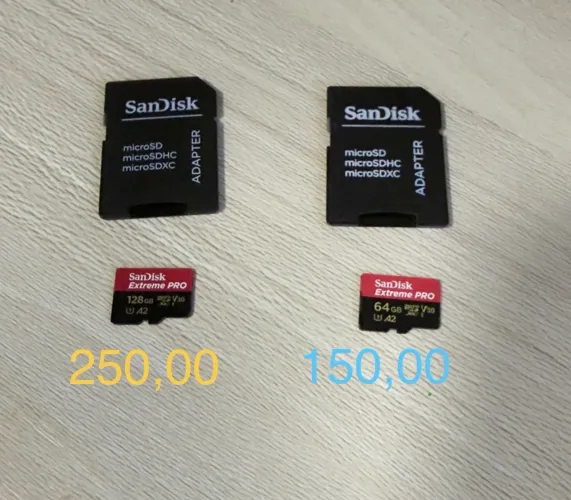 Cartões de memória Sandisk