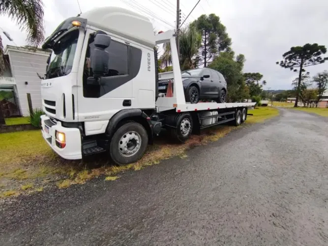 IVECO TECTOR PLATAFORMA GUINCHO BITRUCK