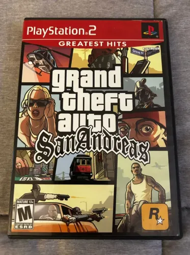 GTA: San Andreas c/ Mapa Original - PS2