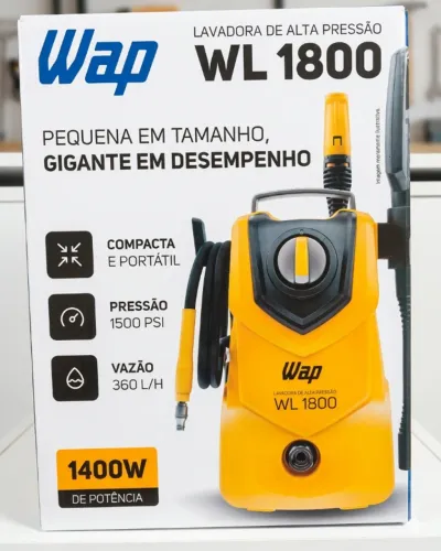 Lavadora de Alta Pressão WAP WL 1800 - NOVA