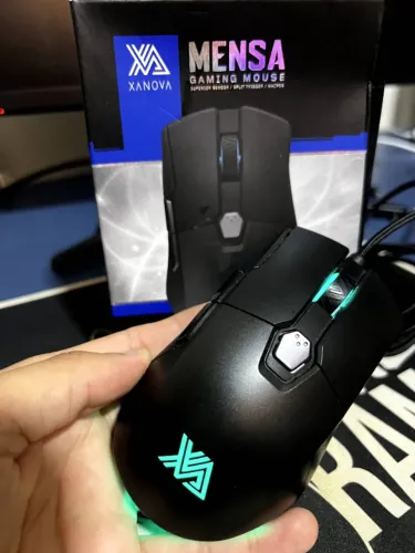 Mouse Gamer Rgb - Mensa Pro Galax Xanova (Xm380) - Pixart PMW3325DB