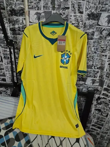 Camisa Brasil Amarela 1.1 Copa do Mundo 2026 Tamanho M e GG