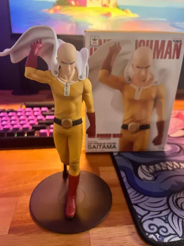 Action figure do saitama one punch man Original bandai C/caixa