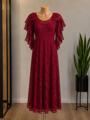 Vestido de Festa de Renda Tamanho P/M