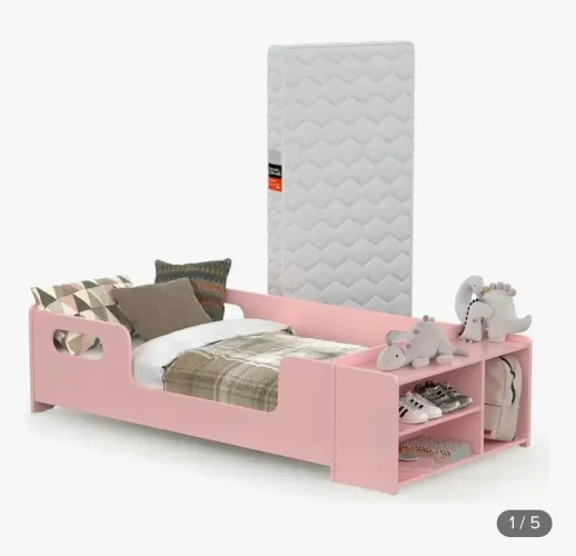 Cama infantil com colchão 