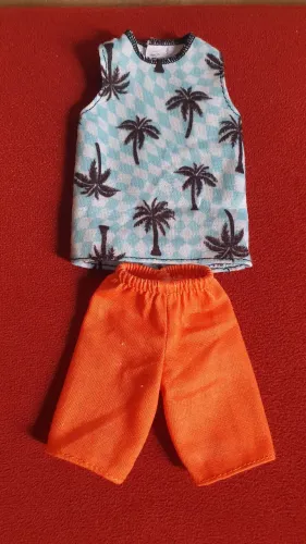 Roupa boneco ken faschonista cadeirante