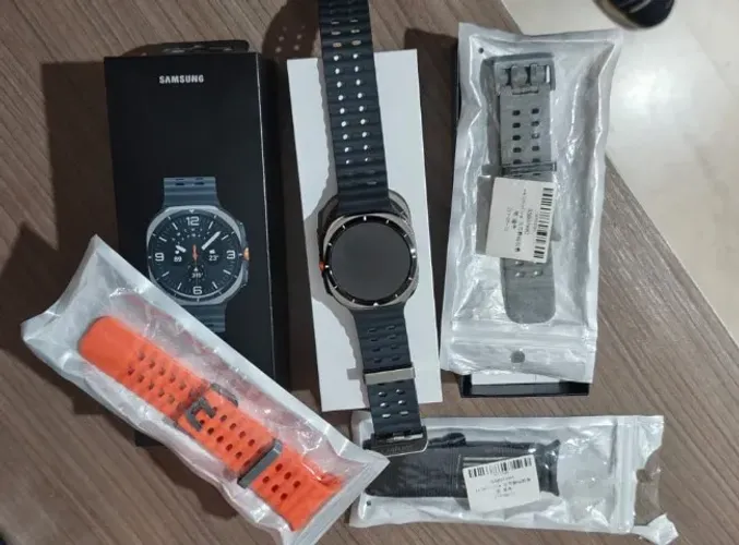 Relógio Samsung Galaxy SmartWatch Ultra 47mm Lte, Galaxy Ai, Titânio Aeroespacial Prata
