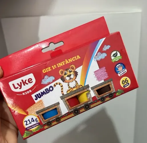 Giz lyke primeira infância com 6 cores