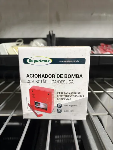 Acionador De Bomba Com Botão Liga/desliga Segurimax - 28961