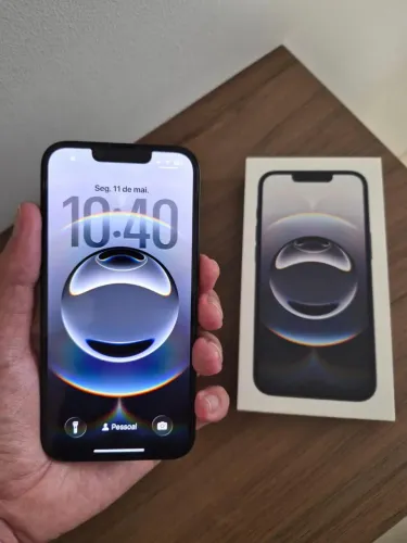 iPhone 16e Black 128GB Semi Novo