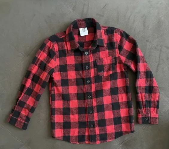 Vendo Camisa Xadrez Infantil tamanho 2