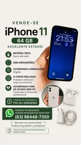 Venda de iPhone 11 64 Gb