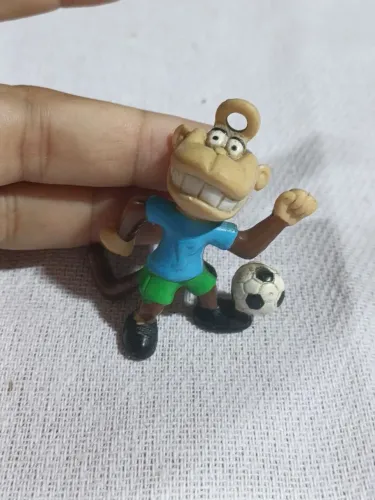 Boneco miniatura macaco biscoito passatempo 