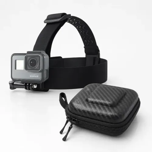 Suporte de Cabeça Action Camera + Case para DJI Action 5, 4 ou 3