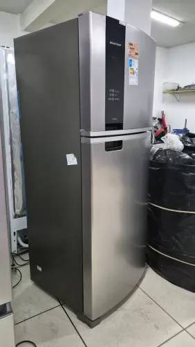Geladeira Brastemp Frost Free Duplex Inox BRM55FK - 463 Litros