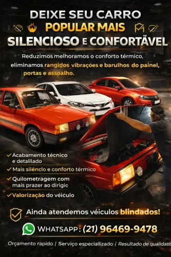 Grilos em carros sedans e hatchs