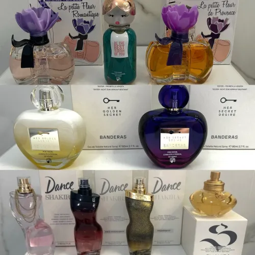 Combo Perfumes Femininos Shakira, Banderas, Paris Elysses