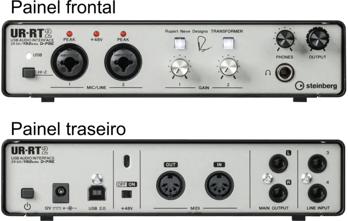 Interface de Áudio UR-RT2 - YAMAHA Steinberg
