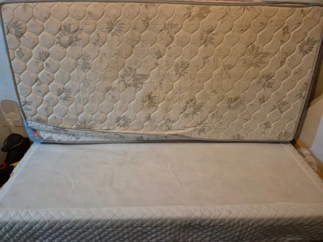 Cama Box Solteiro + Colchão Ortobom D33 Florença Pillow Top