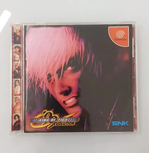 THE KING OF FIGHTERS EVOLUTION DREAMCAST ORIGINAL COMPLETO MUITO CONSERVADO 100% ORIGINAL 