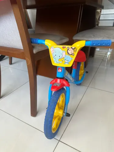 Bicicleta de Equilíbrio Infantil Bandeirante Balance Bike Azul