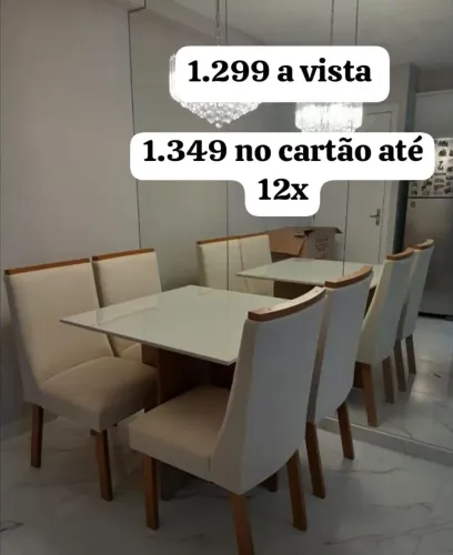 Mesa de jantar 4 lugares /// mesa a pronta entrega