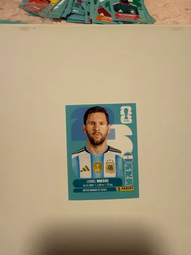 Figurinha Messi 2026
