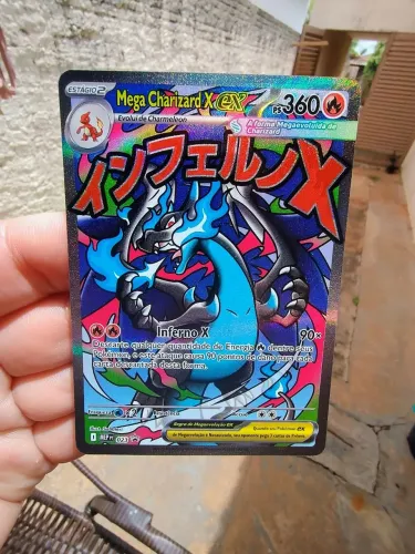 Carta Pokémon Mega Charizard X ex Promo Original