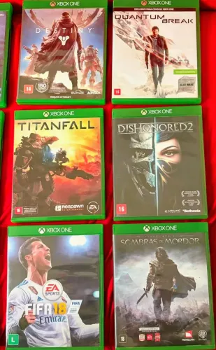 Kit 6 jogos xbox one mídia física, ótimo estado