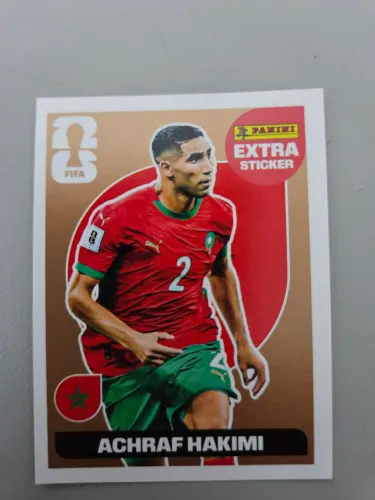 Figurinha Extra Álbum da Copa do Mundo 2026 - ACHRAF HAKIMI - bronze