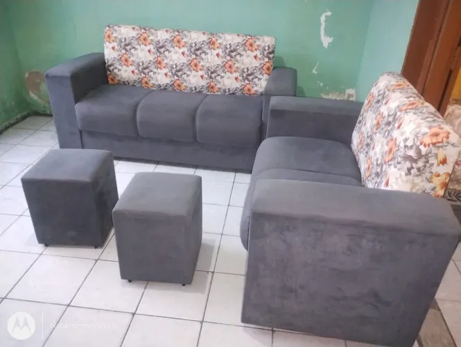 Sofá novo 3 e 2 lugares