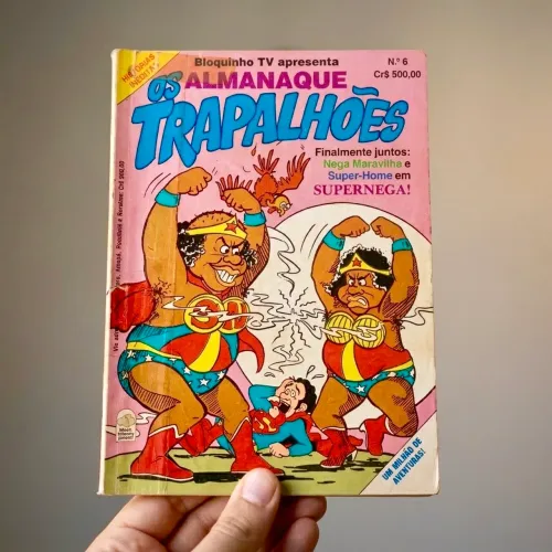 Gibi Os Trapalhões Almanaque n.6 Bloch Anos 1980