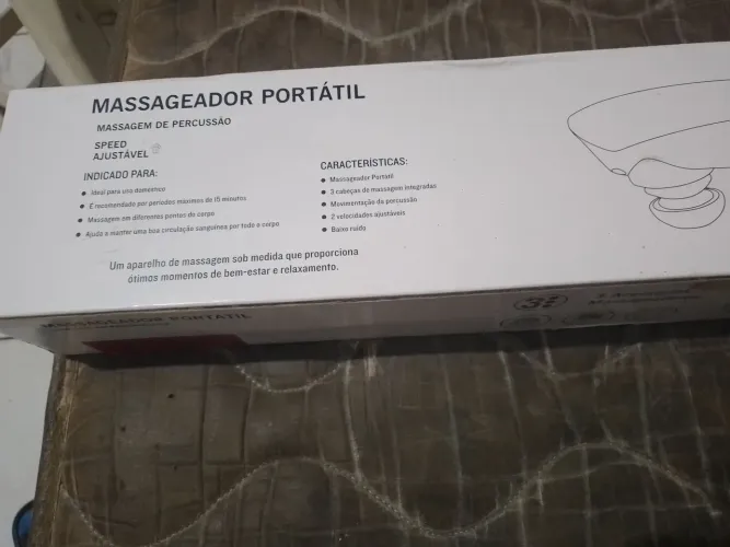 Massageador com 3 cabeçotes 