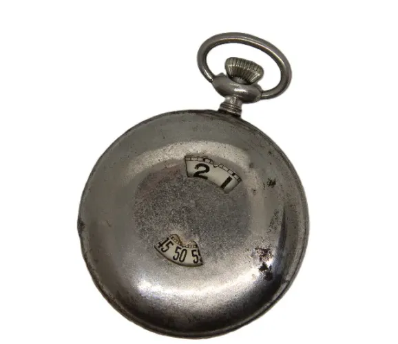 Relogio de bolso antigo "sabonete" horas e minutos em janelas