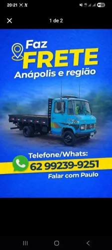 Faz frete Anápolis e região