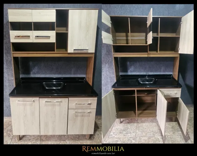 ARMÁRIO COZINHA COMPACTO - NOVO / ENTREGAMOS MONTADO 