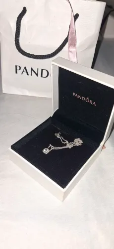 Colar Pandora Beleza Eterna Prata 925 Original (Com Caixa e Sacola)