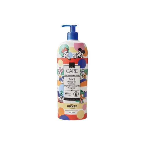 Creme avon care frutas vermelhas 700 ml,tamanho família.