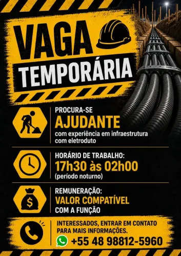 Vaga temporária 