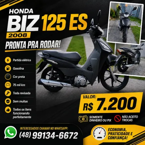 Honda biz - vanda somente no dinheiro